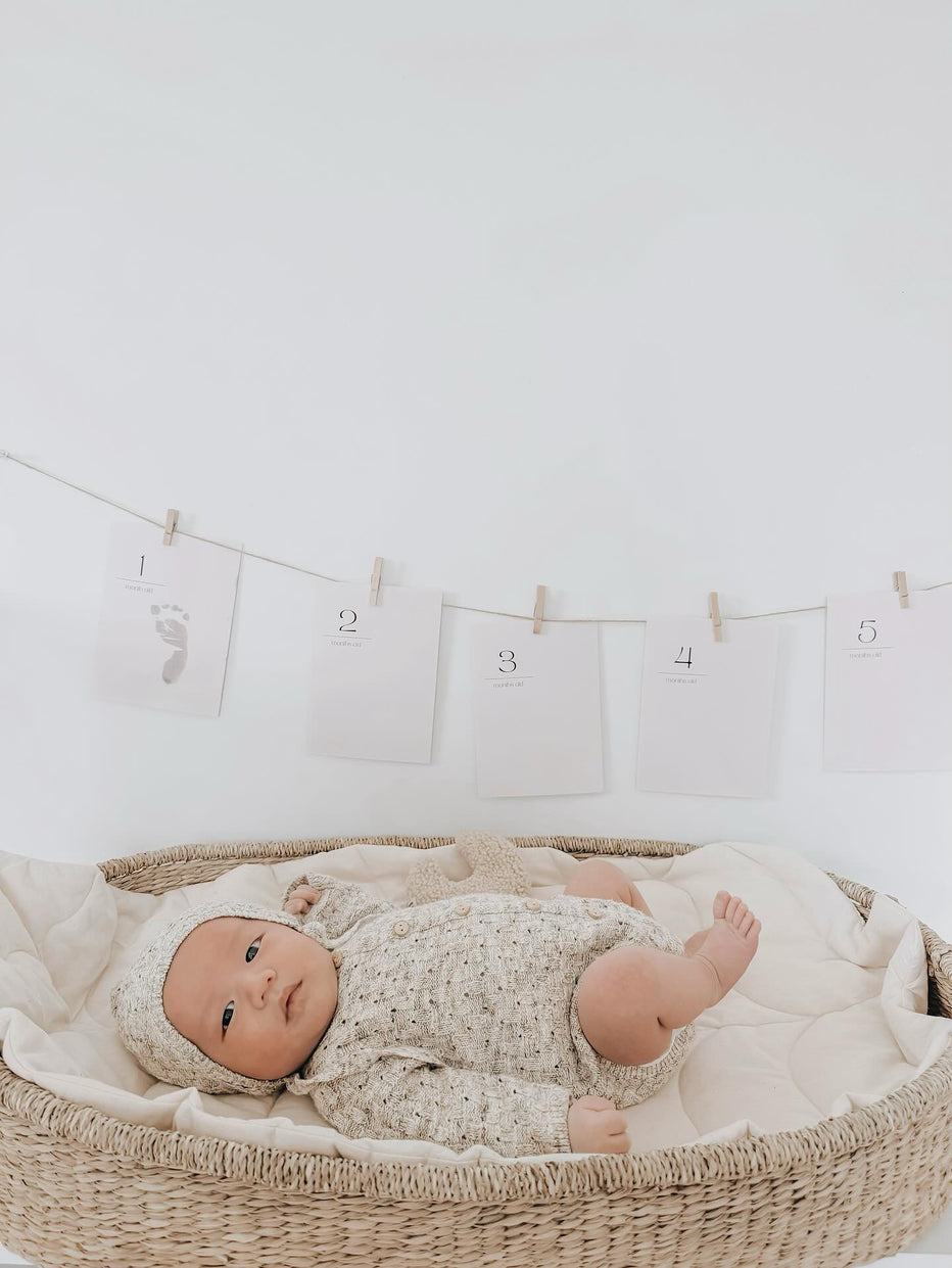 Little Lullaby - Inkless Milestone Cards