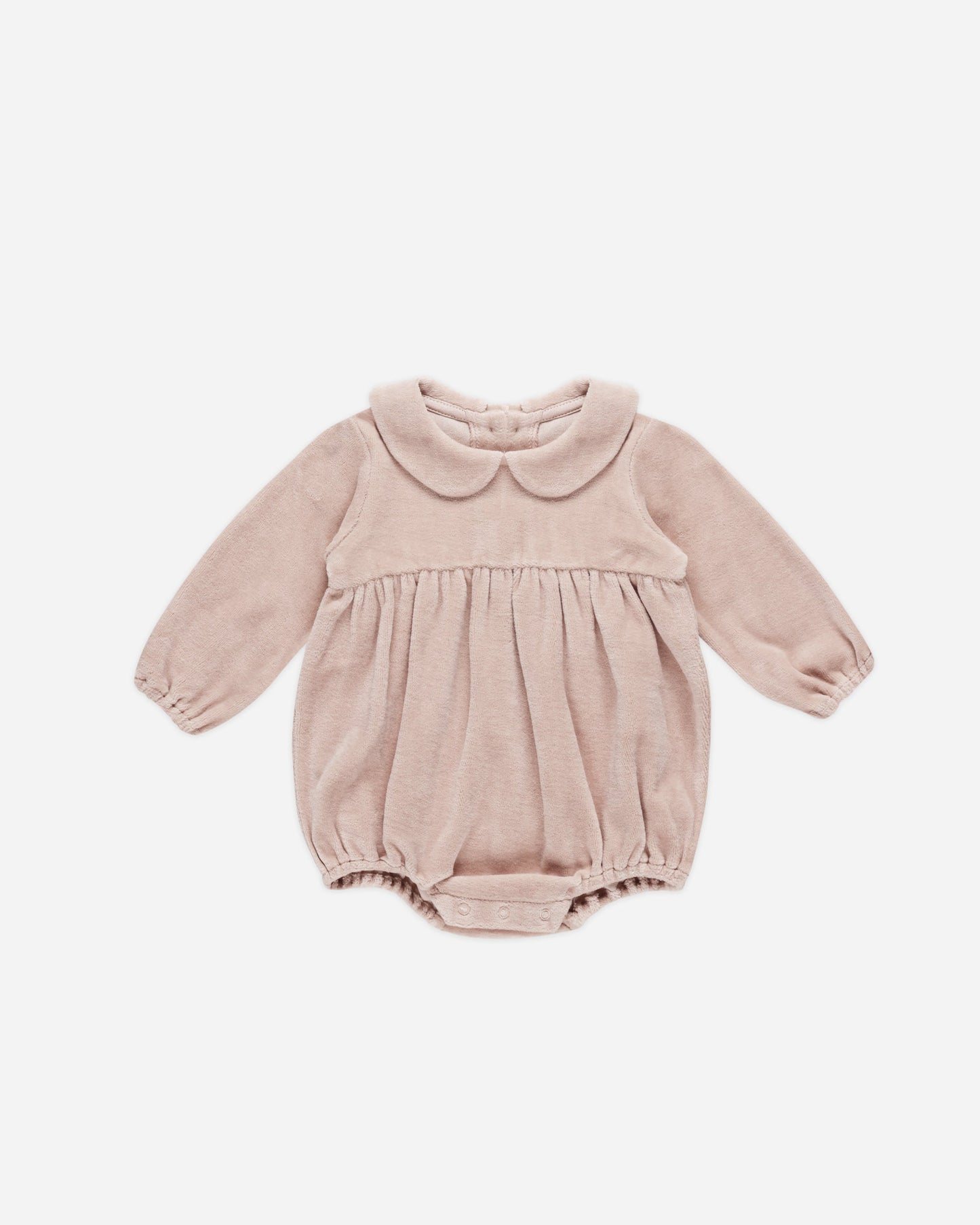 Quincy Mae - Peter Pan Romper - Blush
