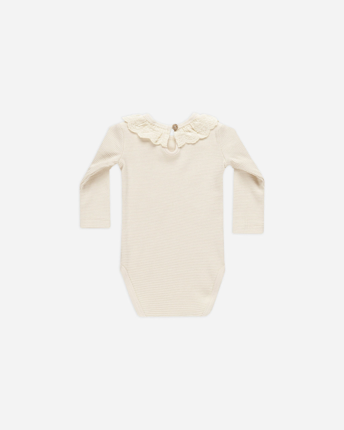 Quincy Mae - Ruffle Collar Bodysuit - Natural