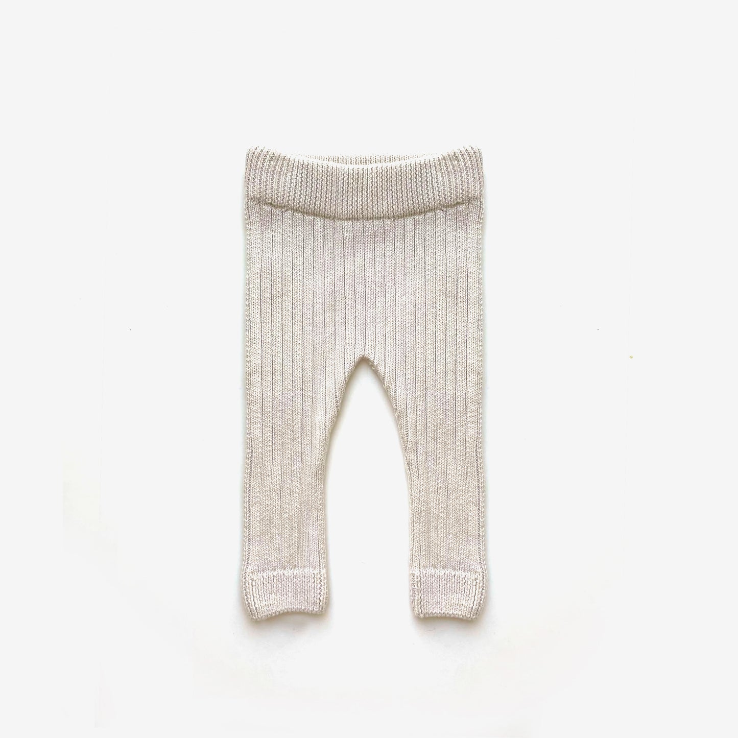 The Rest - Organic Cotton Thick Knit Leggings - Oat Marle