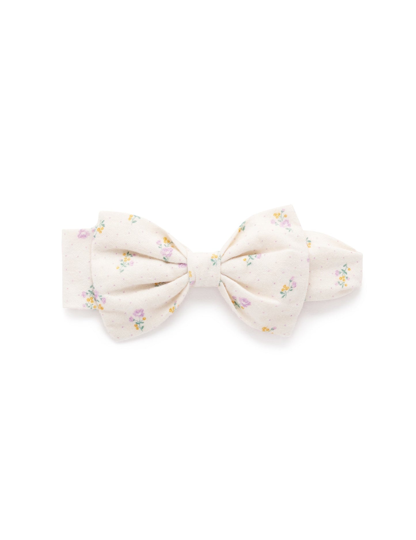 Purebaby - Bow Headband - Primrose Print