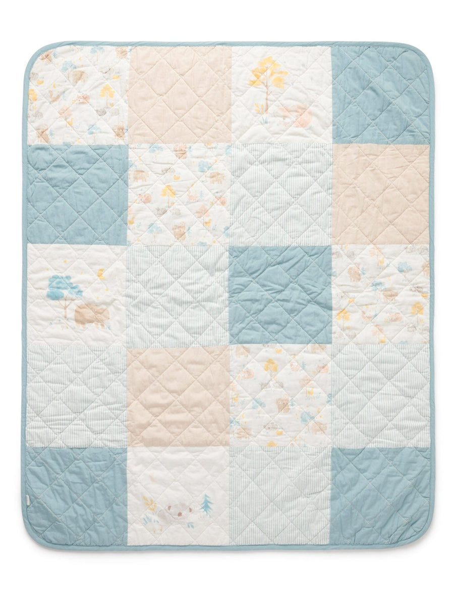 Purebaby - Reversable Quilted Coverlet - Little Nap
