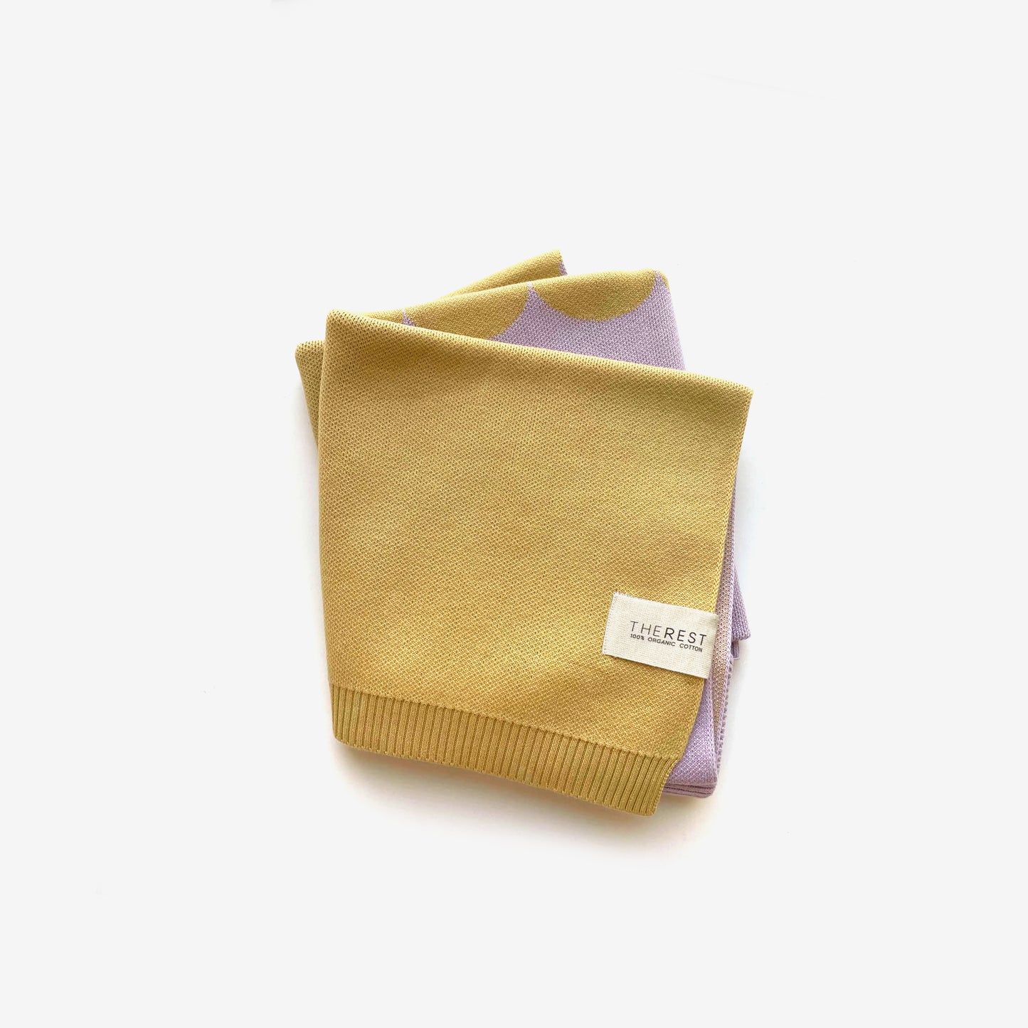 The Rest - Organic Cotton Knit Blanket - Scallop