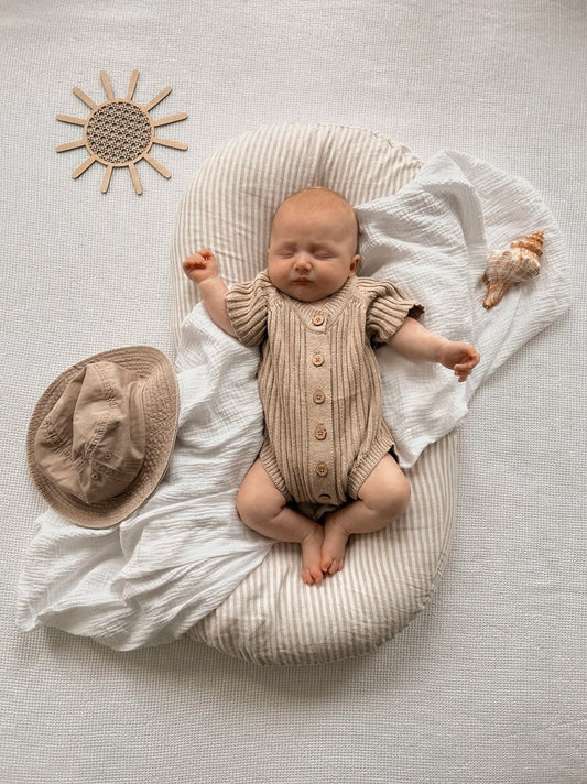 Little B's - Ribbed Onesie - Oak