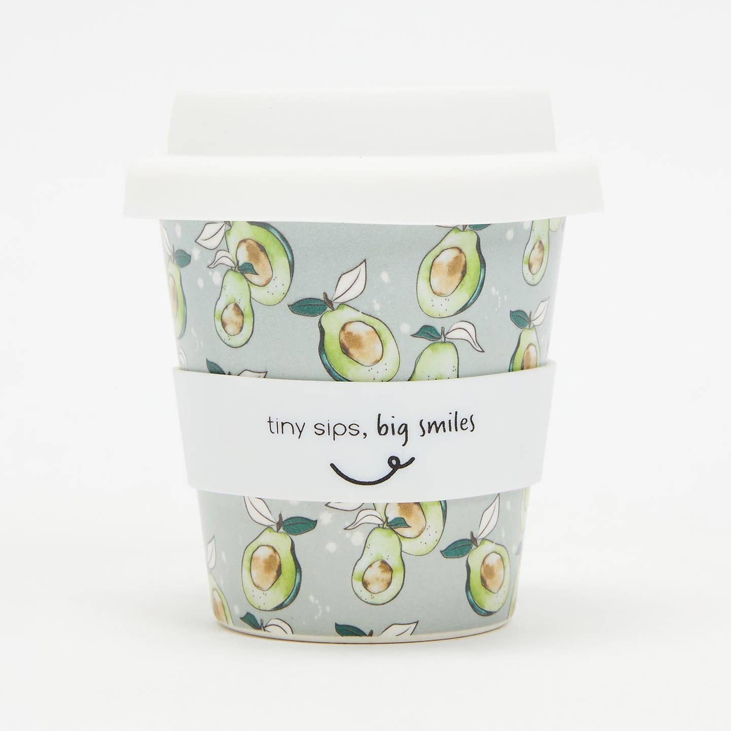 Itti - Bamboo Baby Cino Cup + 2 Straws - Avocado