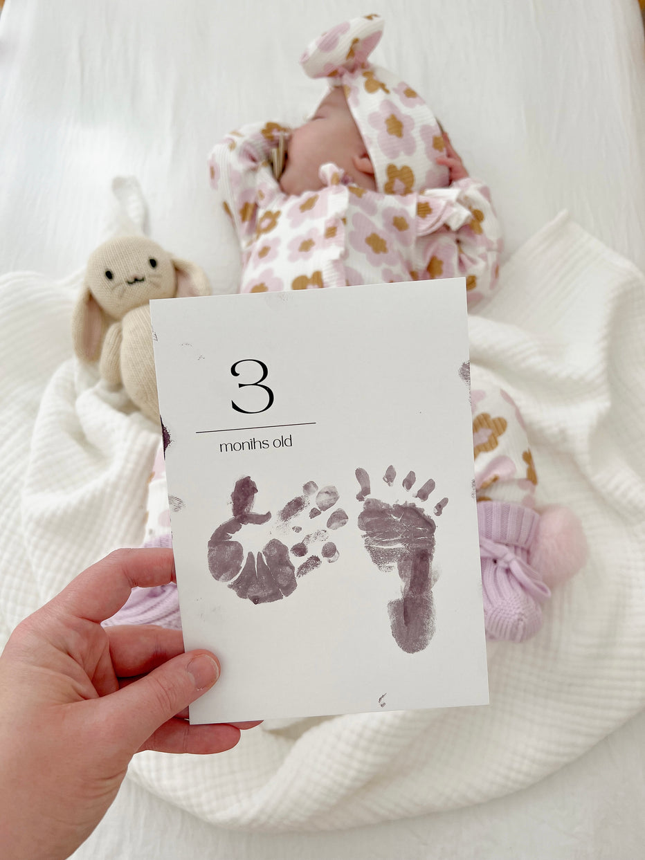 Little Lullaby - Inkless Milestone Cards