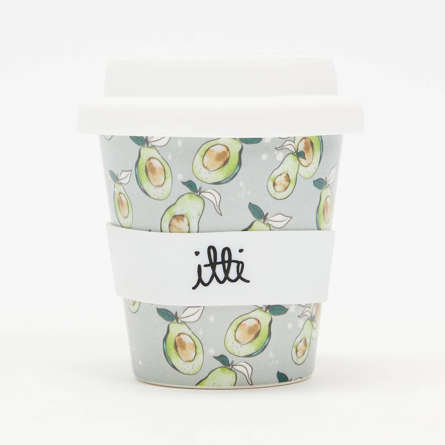 Itti - Bamboo Baby Cino Cup + 2 Straws - Avocado