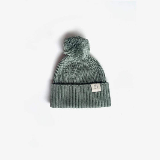 The Rest - Chunky Knit Beanie - Sage