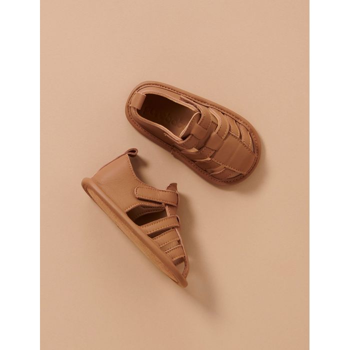 Purebaby - Pre Walker Leather Sandals - Tan