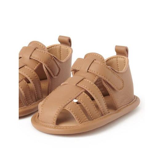 Purebaby - Pre Walker Leather Sandals - Tan