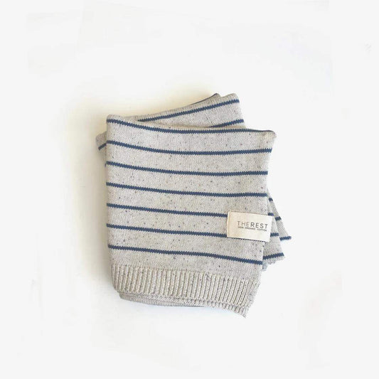 The Rest - Cotton Knit Blanket - Stripe