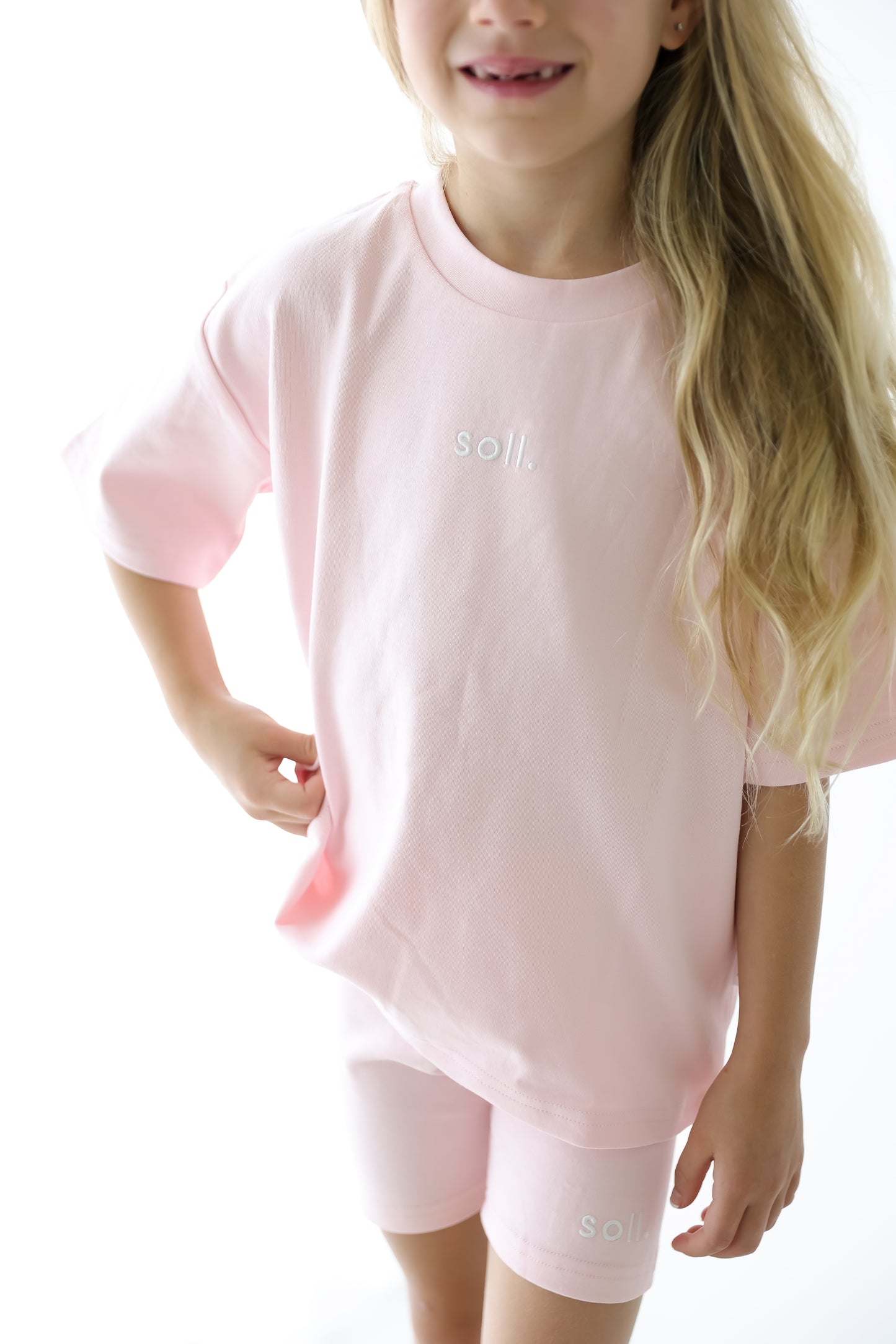 Soll The Label - Cotton tee & Shorts Set - Pink