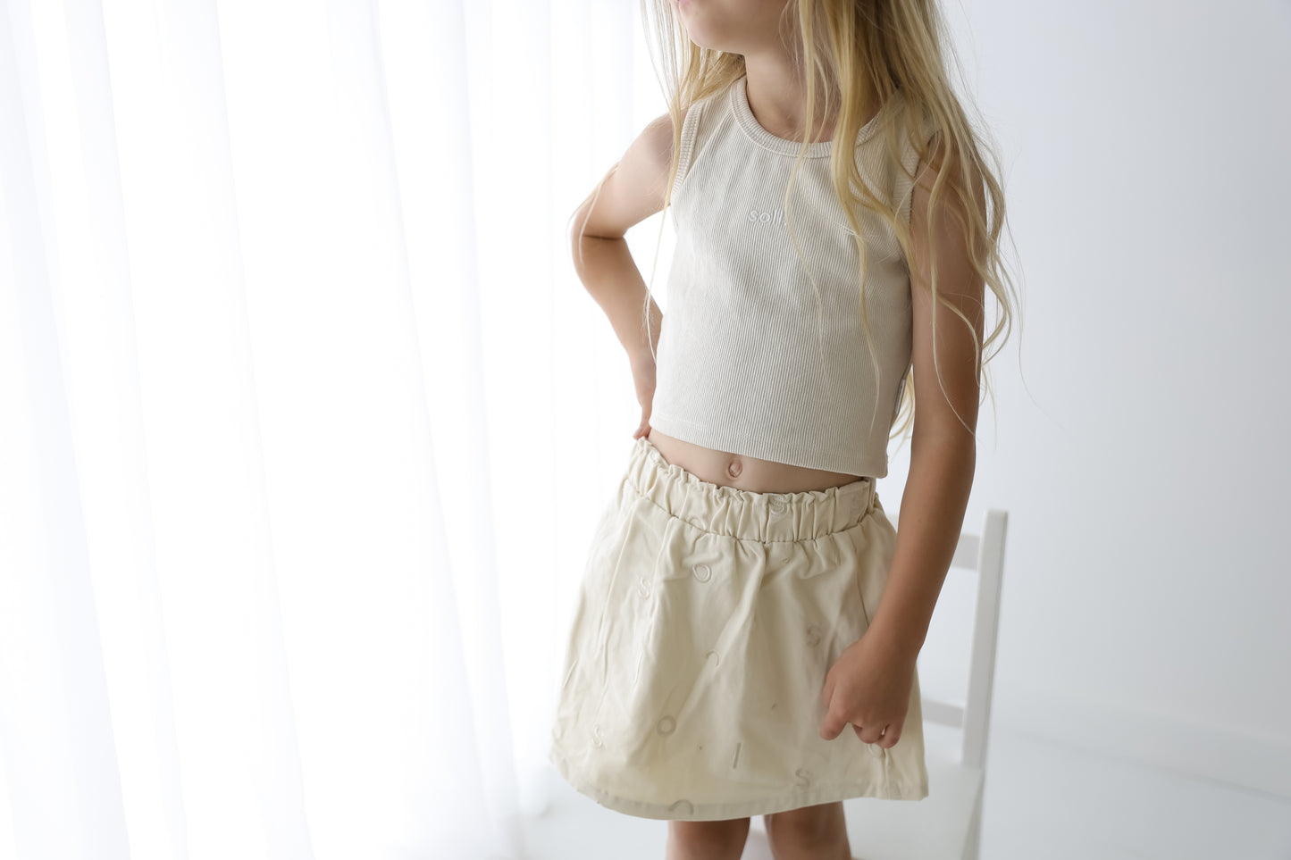 Soll The Label - Pattern Skirt - Oat