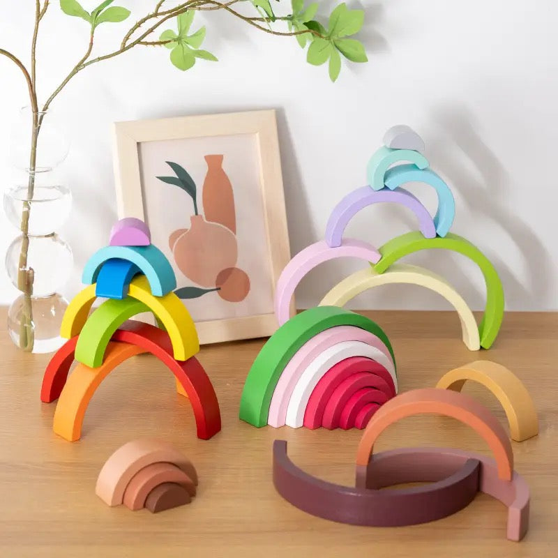 Omgboutique - Rainbow Stacking Blocks