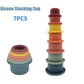 OMGboutique - Silicone Stacking Cups - Rainbow