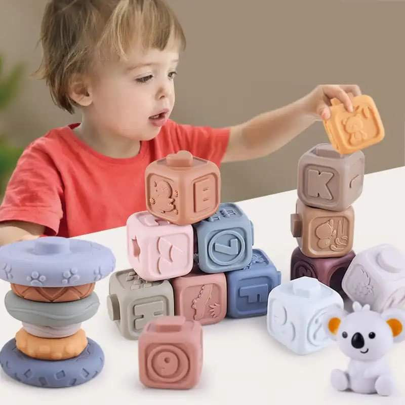 Omgboutique - Silicone Stacking Blocks - Koala