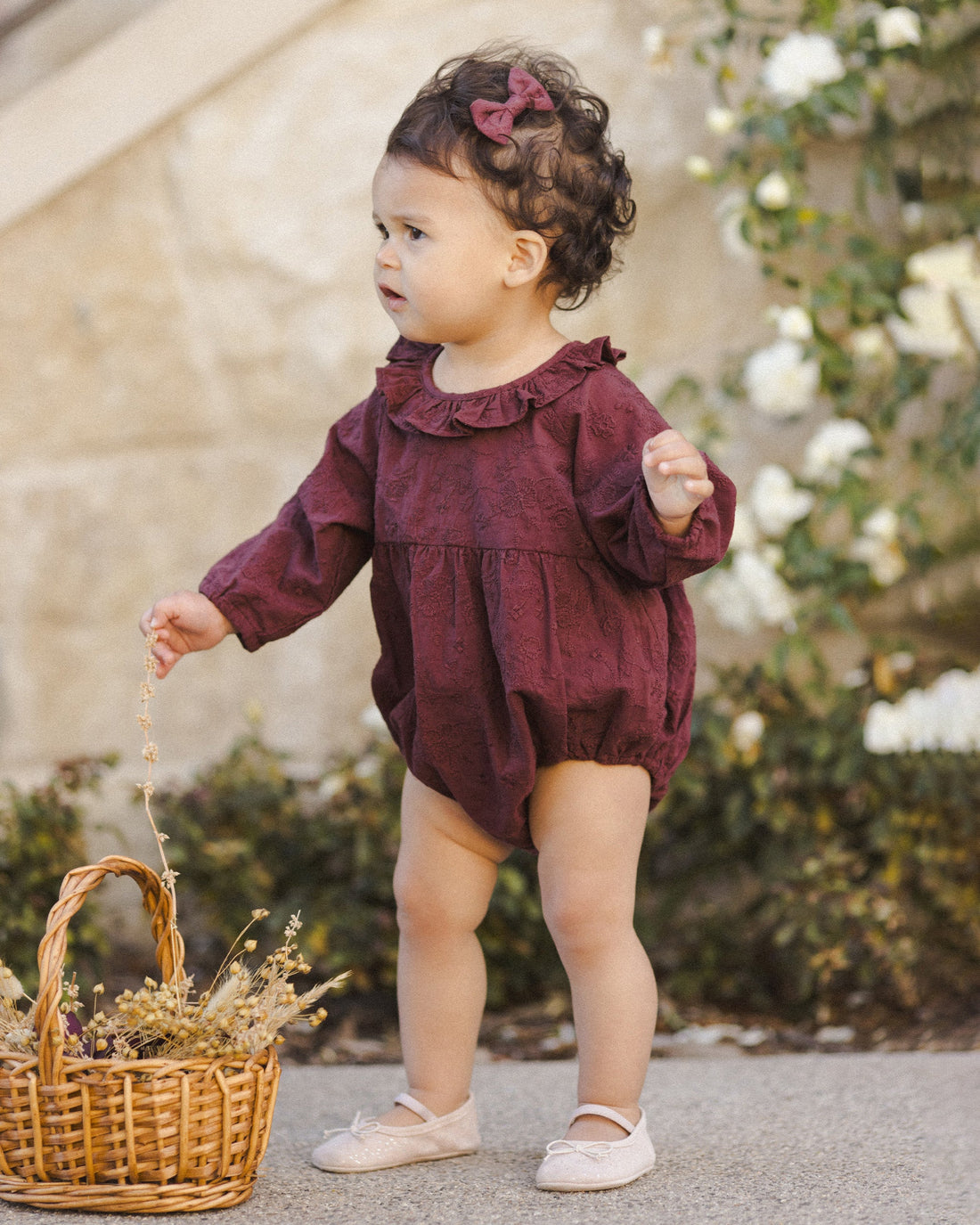 NORALEE- Adeline Romper - Fig