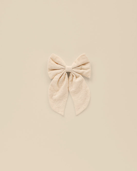 Quincy Mae - Oversized Natural Bow - Natural