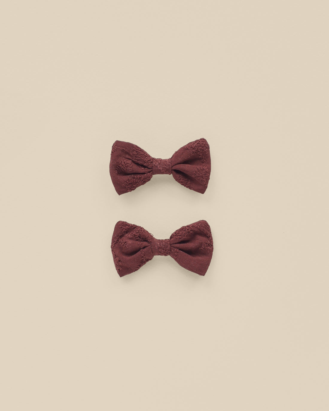 Quincy Mae - Little Bow Clip - Fig