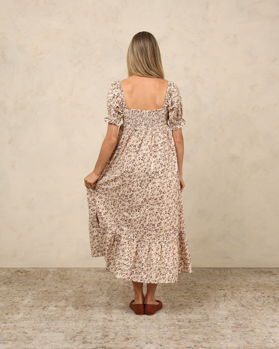 NORALEE - Chloe Dress - Fig Floral