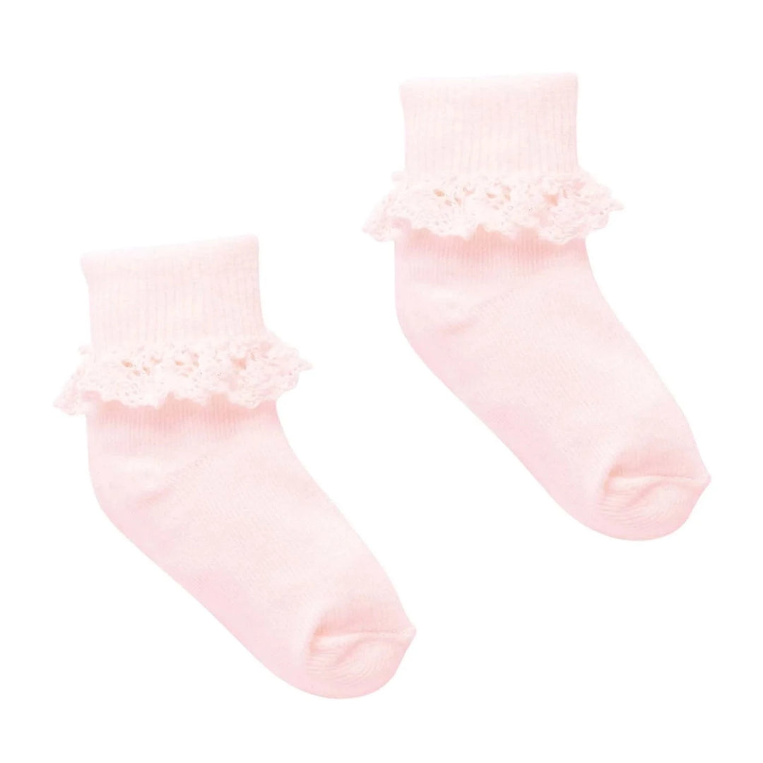 Pure Baby - Lace sock - Pale Pink