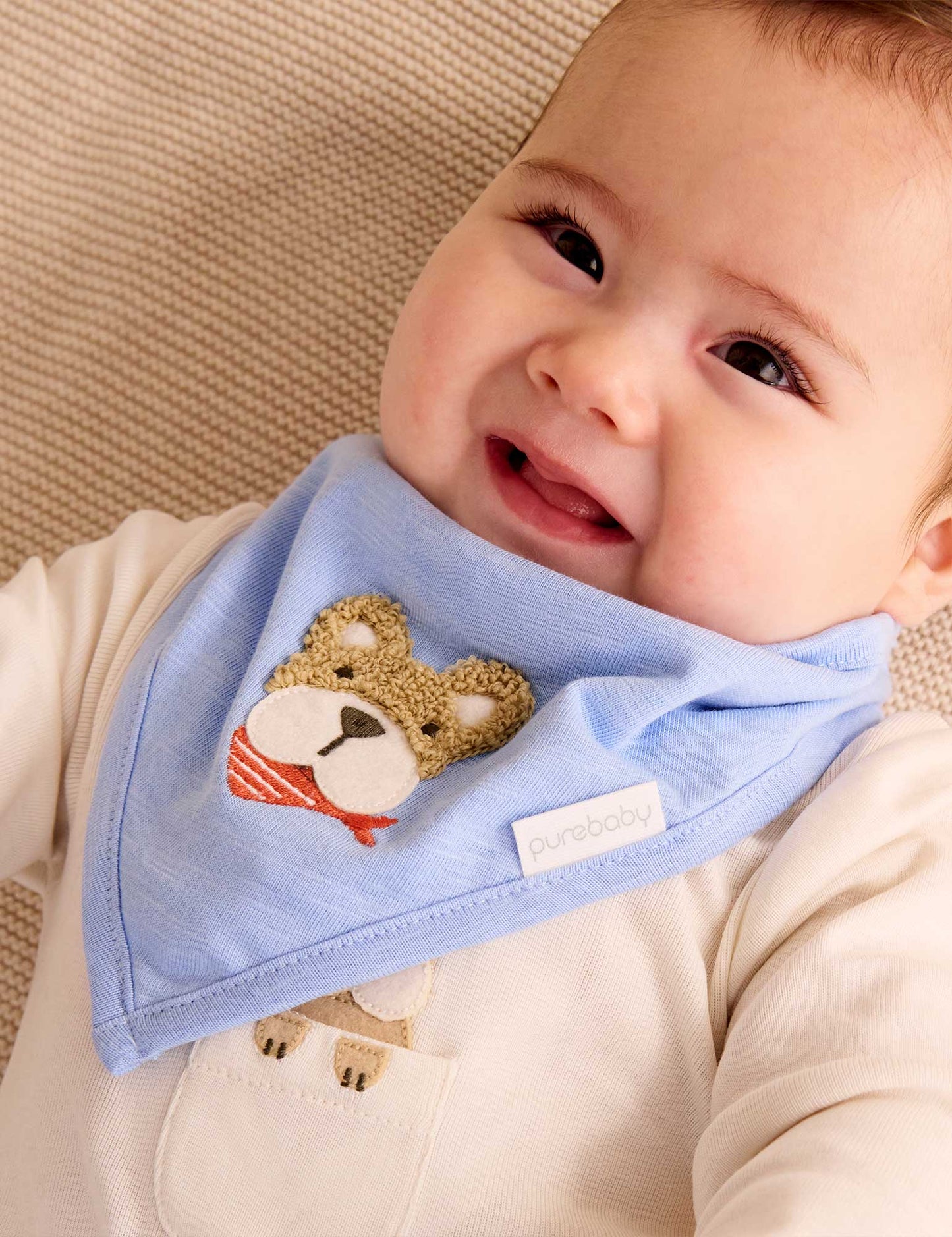 Purebaby - Doggy Bandana Bib