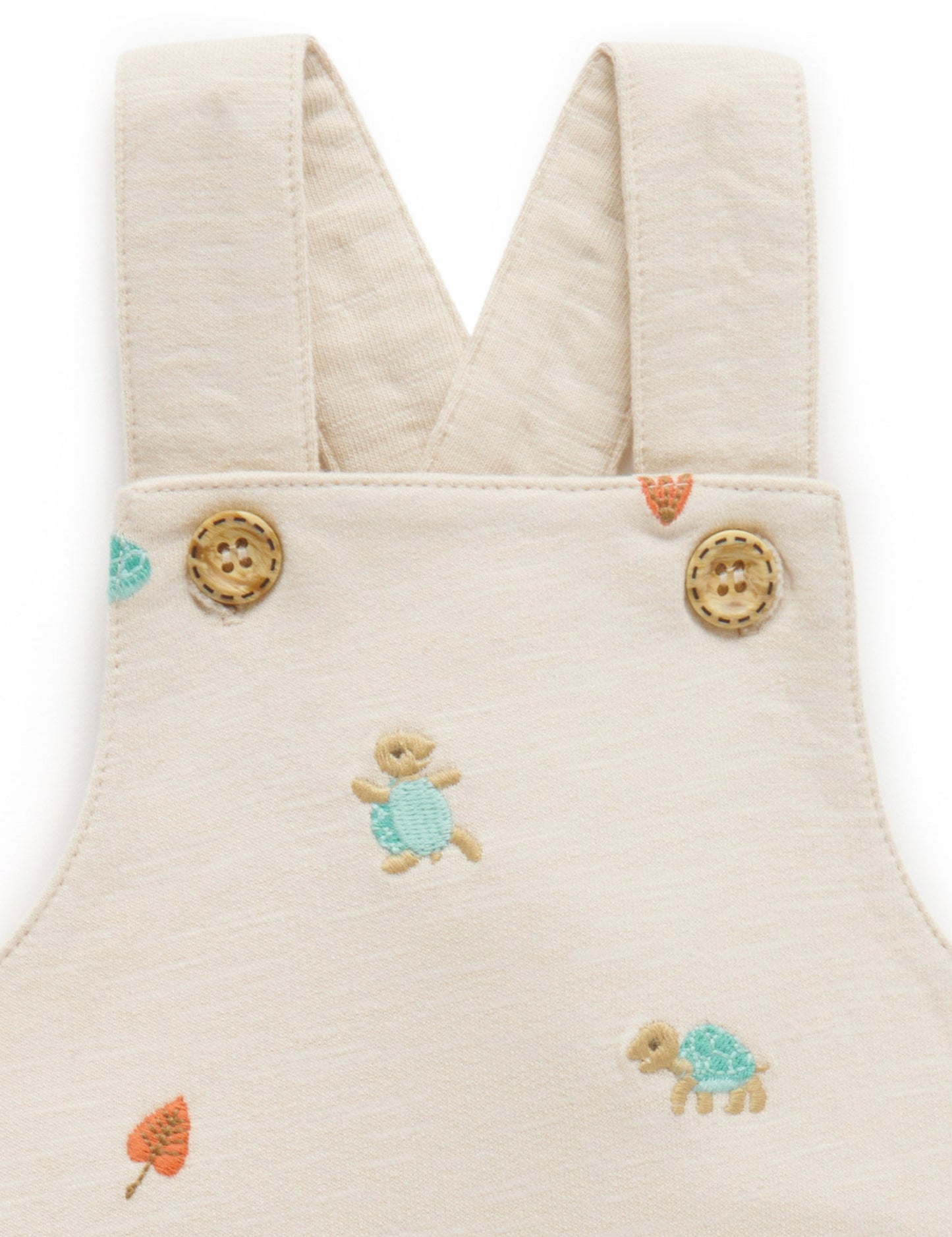 Purebaby - Broderie Overall Turtle