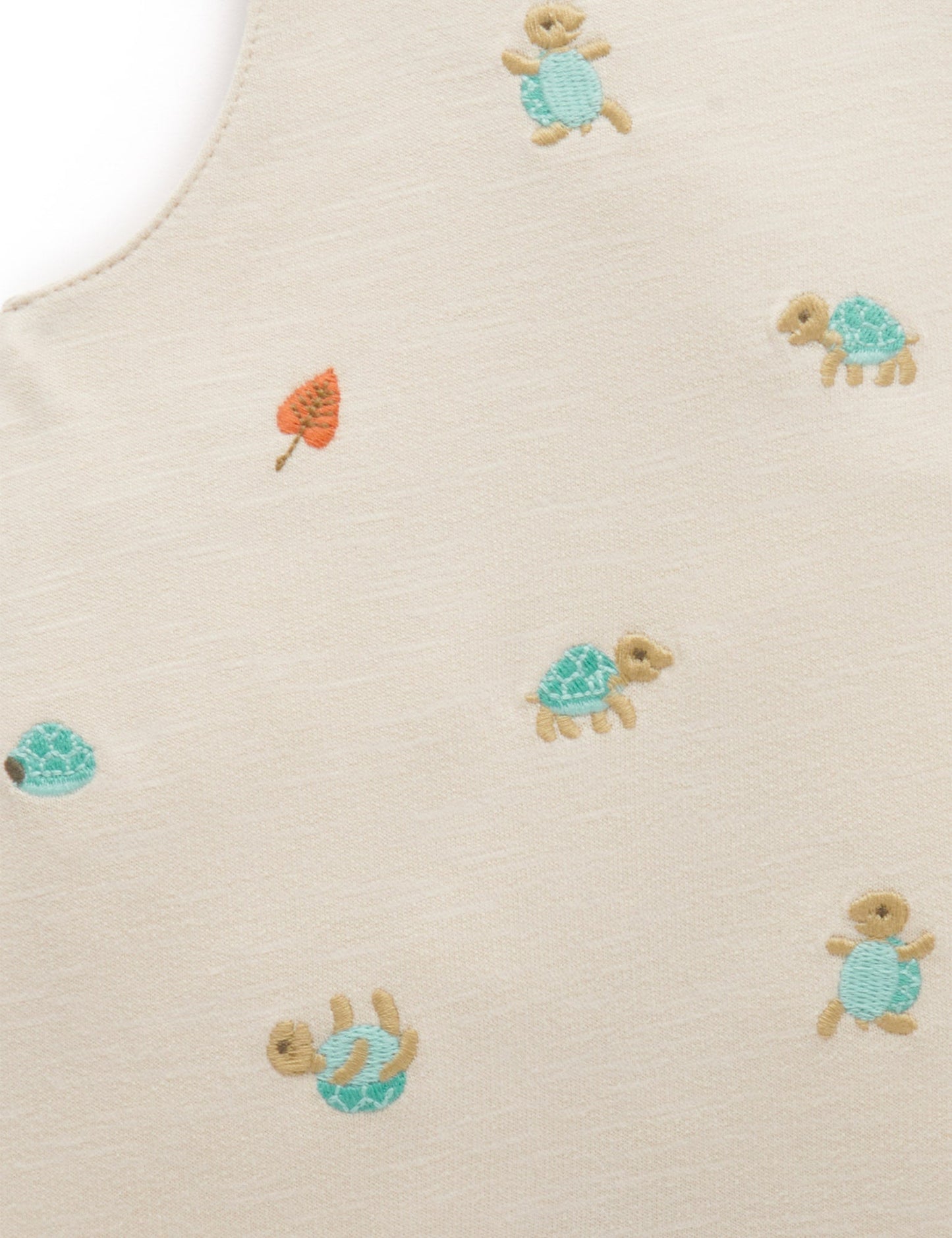 Purebaby - Broderie Overall Turtle