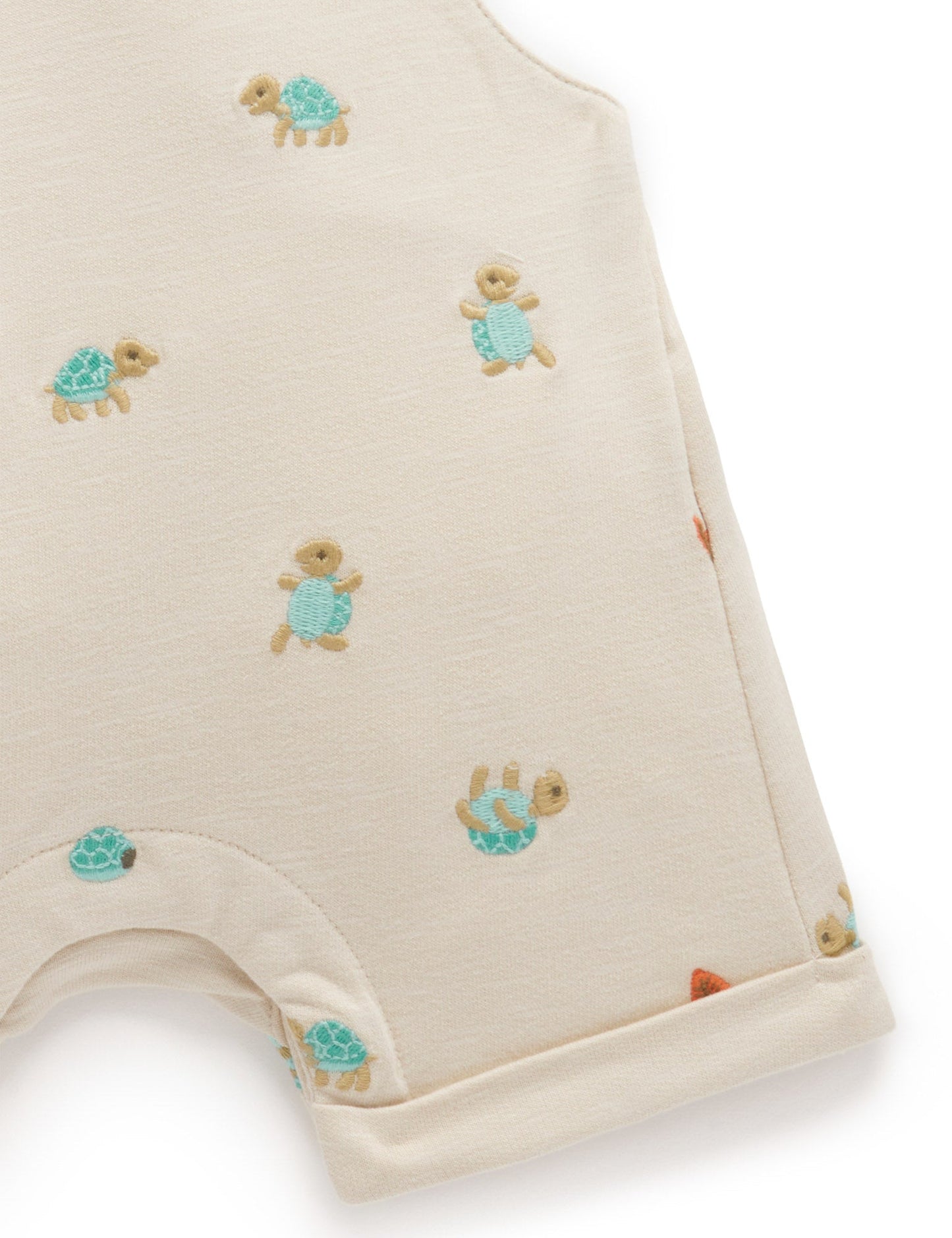 Purebaby - Broderie Overall Turtle