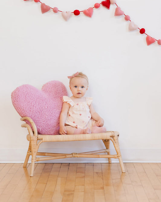 Quincy Mae - Bonnie Romper - Heart Embroidery