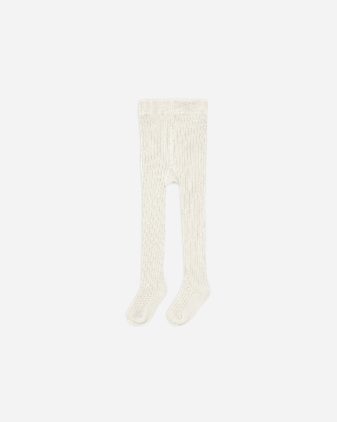 Quincy Mae - Ribbed Tights - Ivory