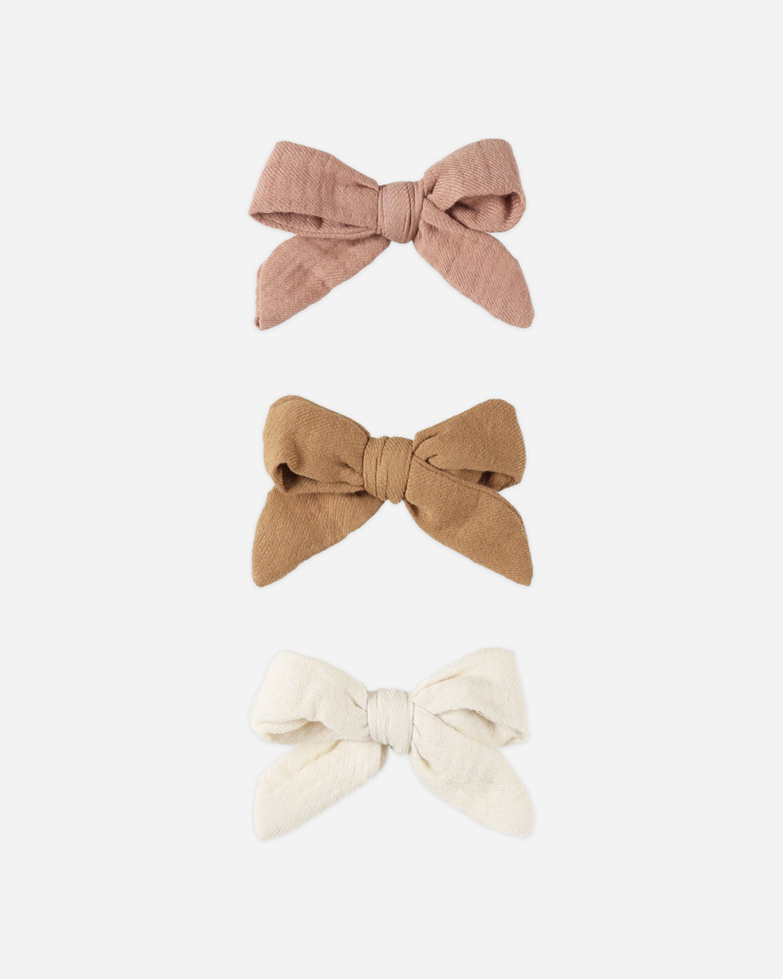 Quincy Mae - Bow With Clip Set of 3