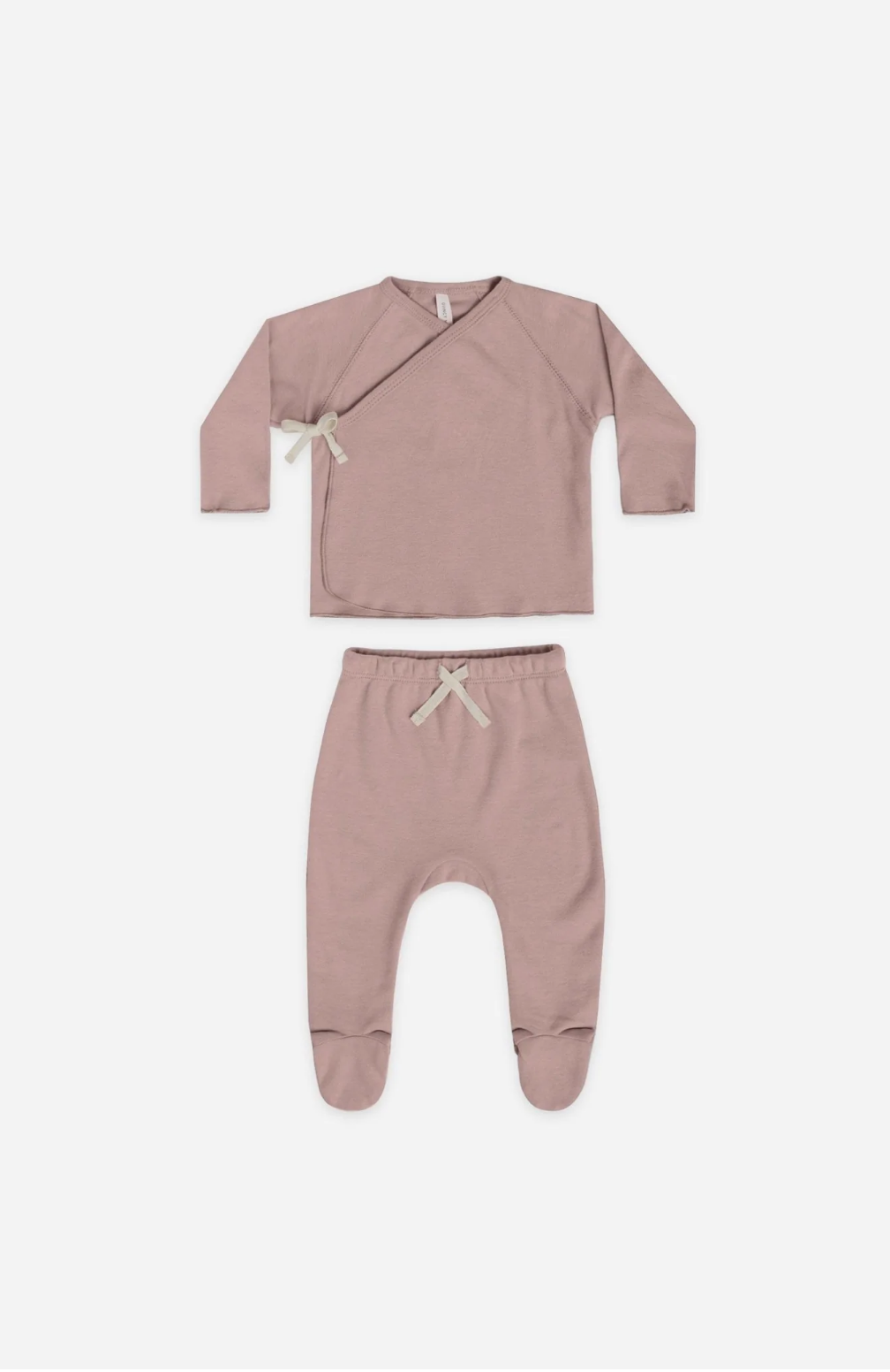 Quincy Mae - Wrap Top + Pant Set - Lilac