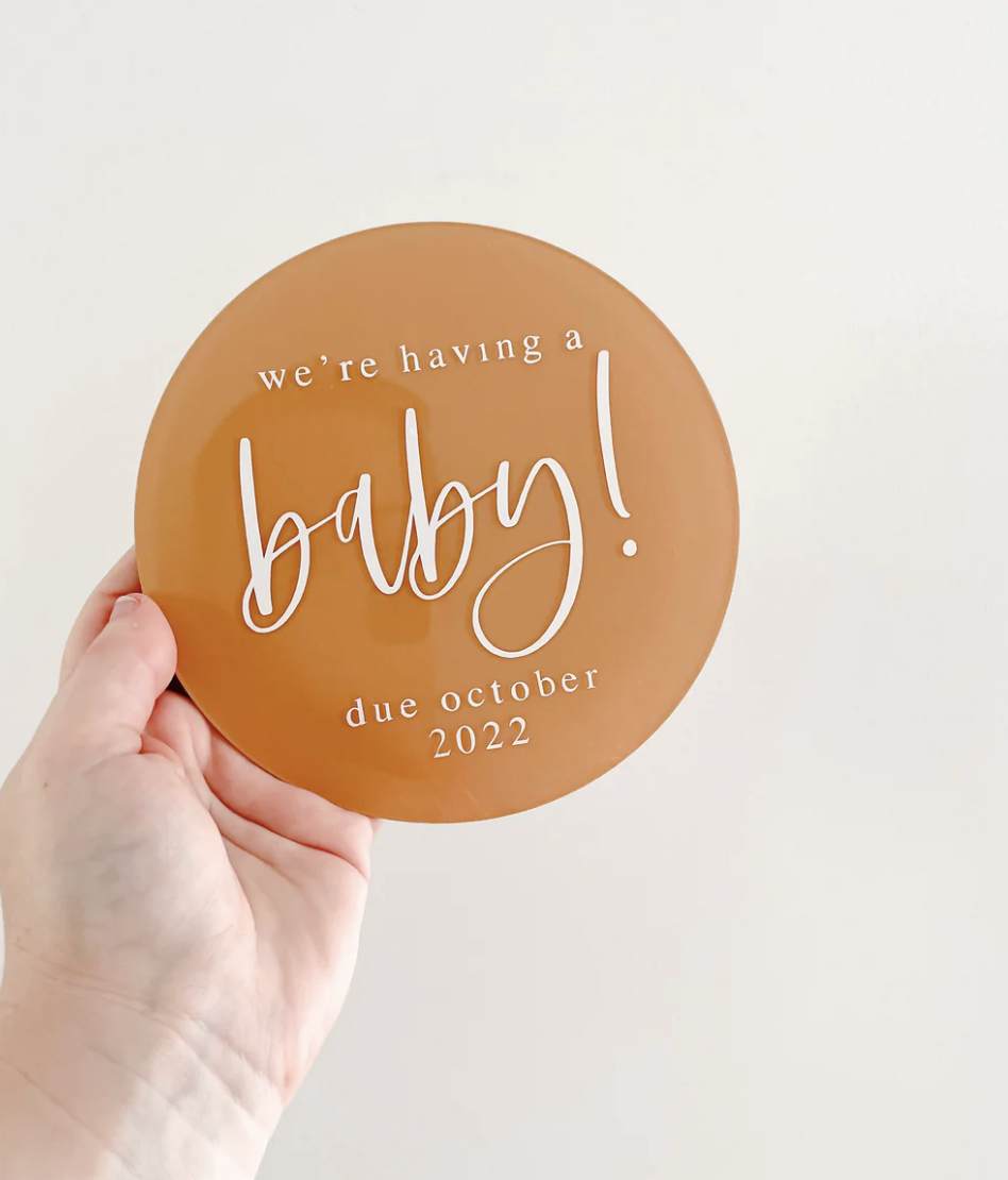 Salt & PIne - We're Having A Baby Announcement Disc