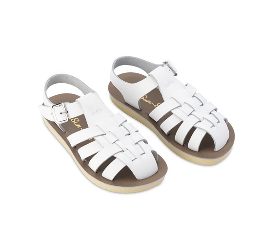 Saltwater Sandals - Sun-San-Sailor Infant - White