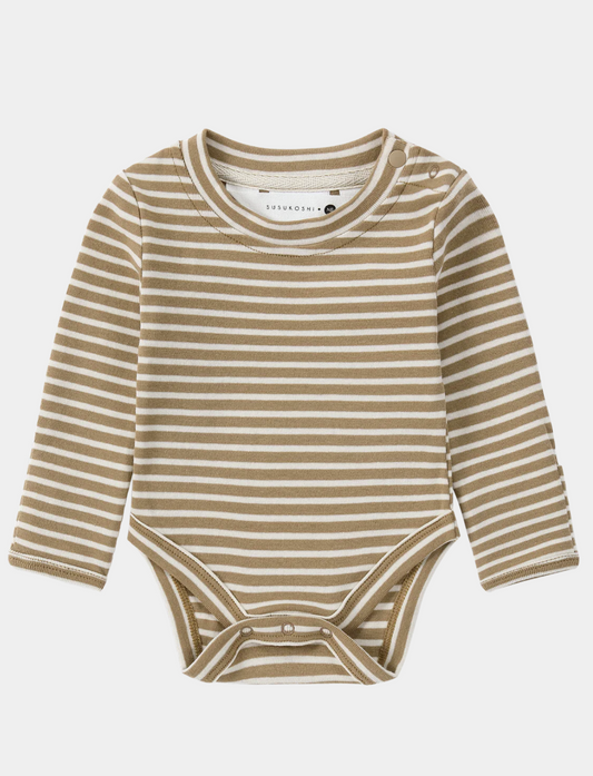 Susukoshi - Classic Bodysuit - Autumn Stripe