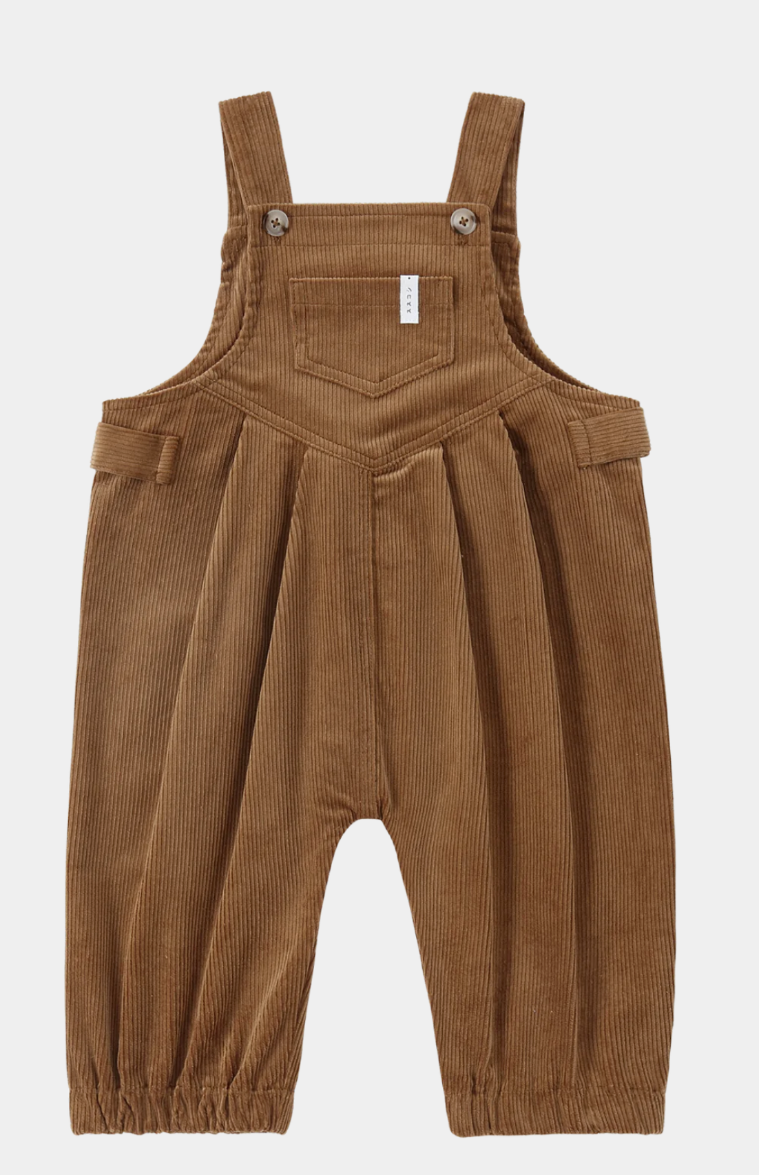 Susukoshi - Corduroy Overalls - Ginger Bread