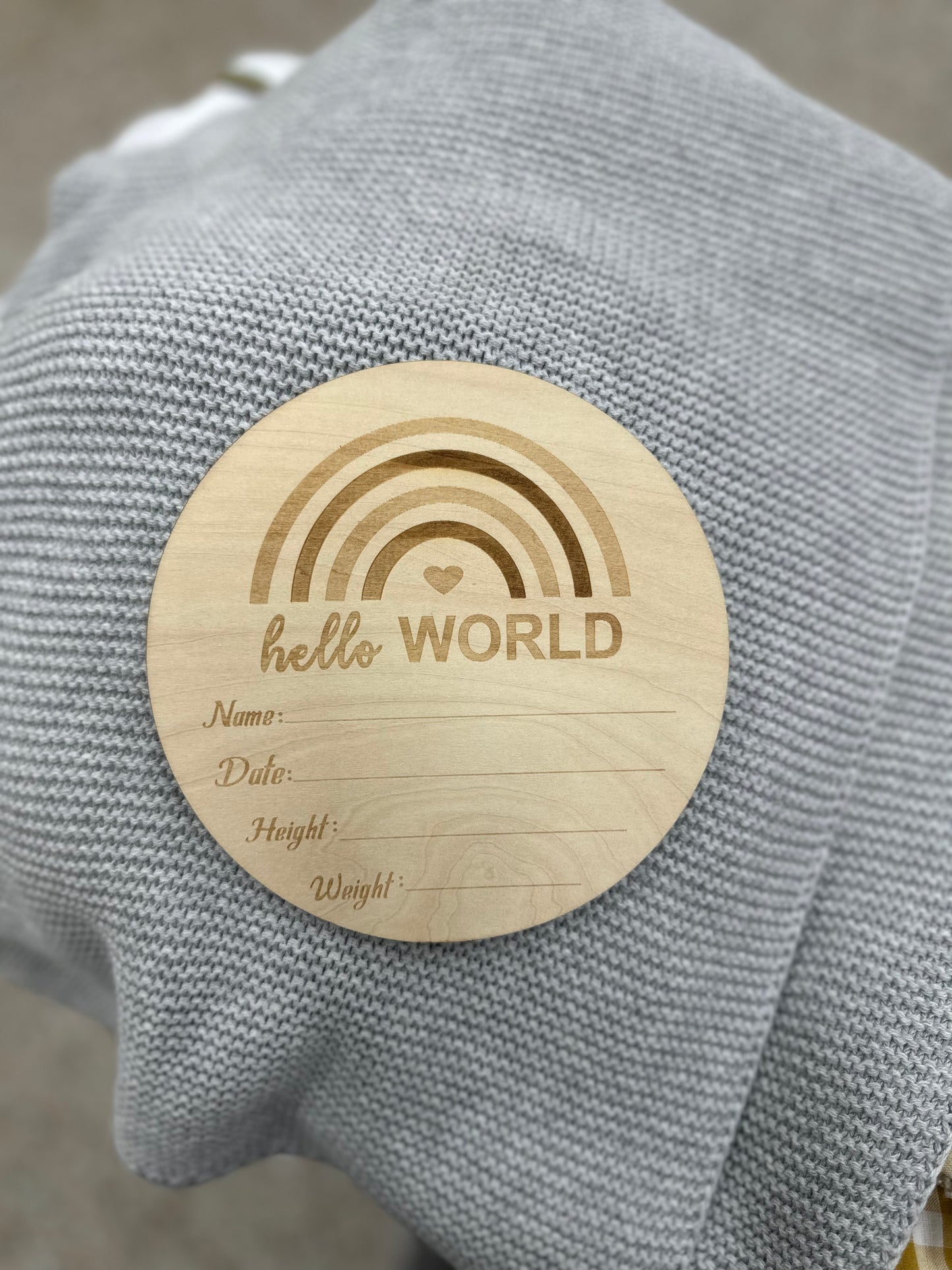 OMGboutique - Hello World Plaque