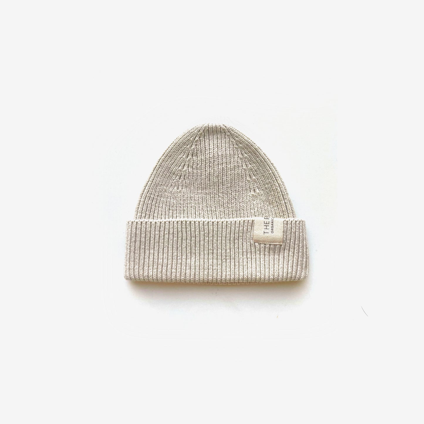 The Rest - Organic Cotton Rib Beanie - Oat Marle