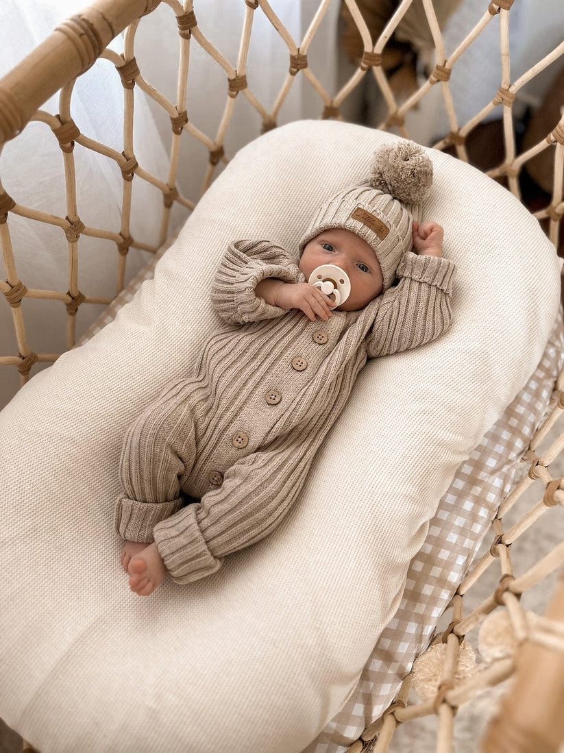 Little B's Nursery - Ribbed Beanie - Oak