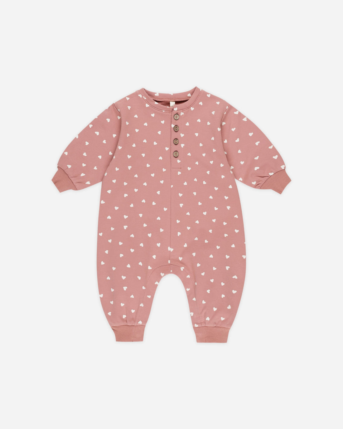 Quincy Mae - Relaxed Jumpsuit - Lipstick Hearts