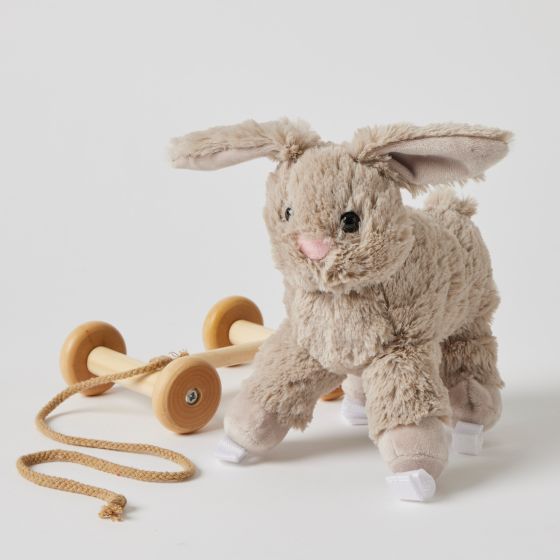 Jiggle & Giggle - Bunny Plush Pull Along