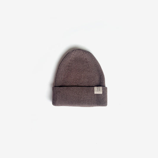 The Rest - Cotton Rib Beanie - Truffle