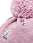 PureBaby - Embroidered Beanie - Pink